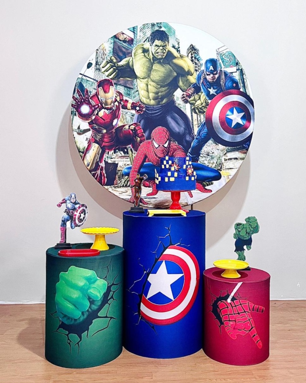 Vingadores - Kit Promocional Prata - FestAí Pegue Monte