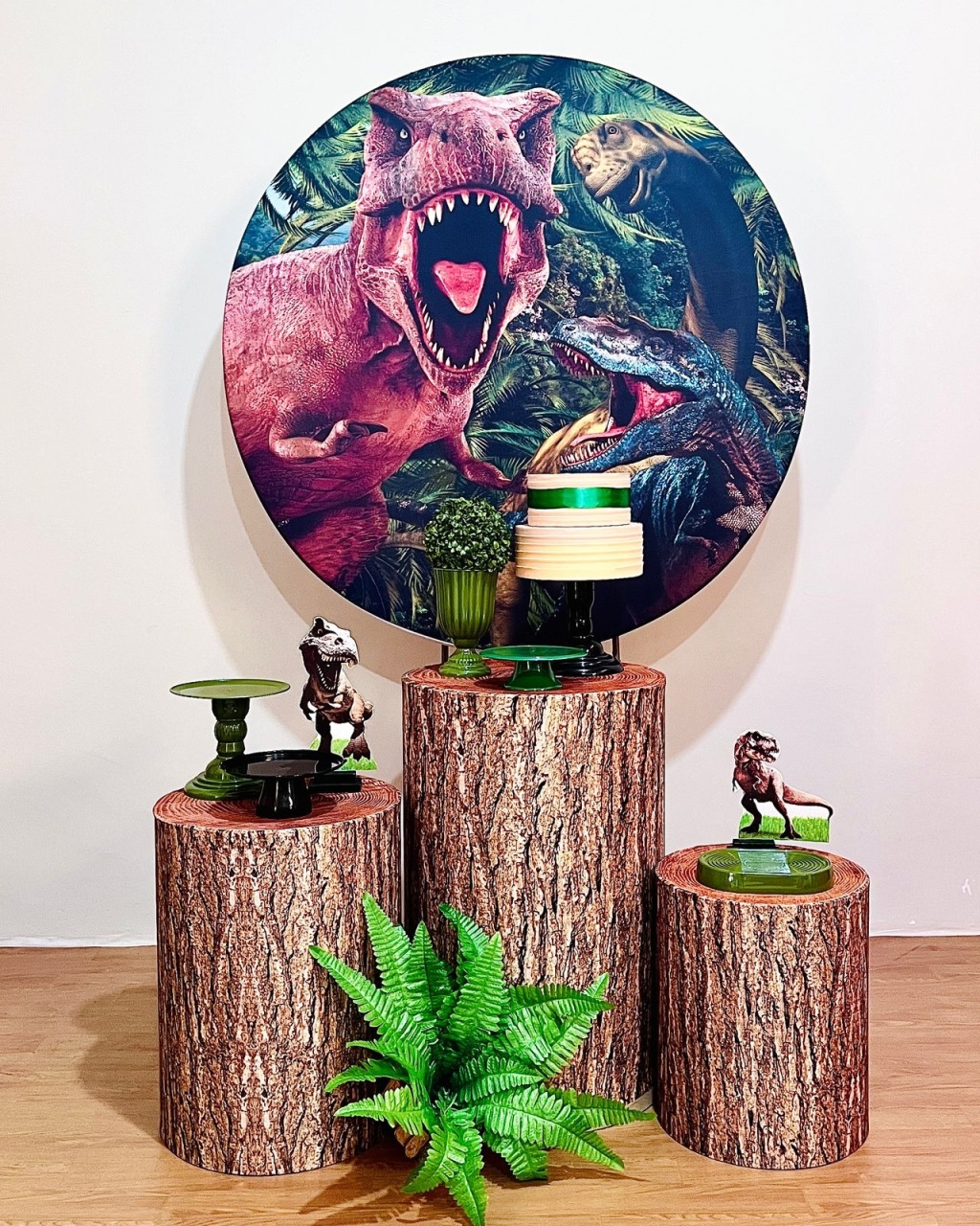 Dinossauro - Kit Promocional Prata - FestAí Pegue Monte