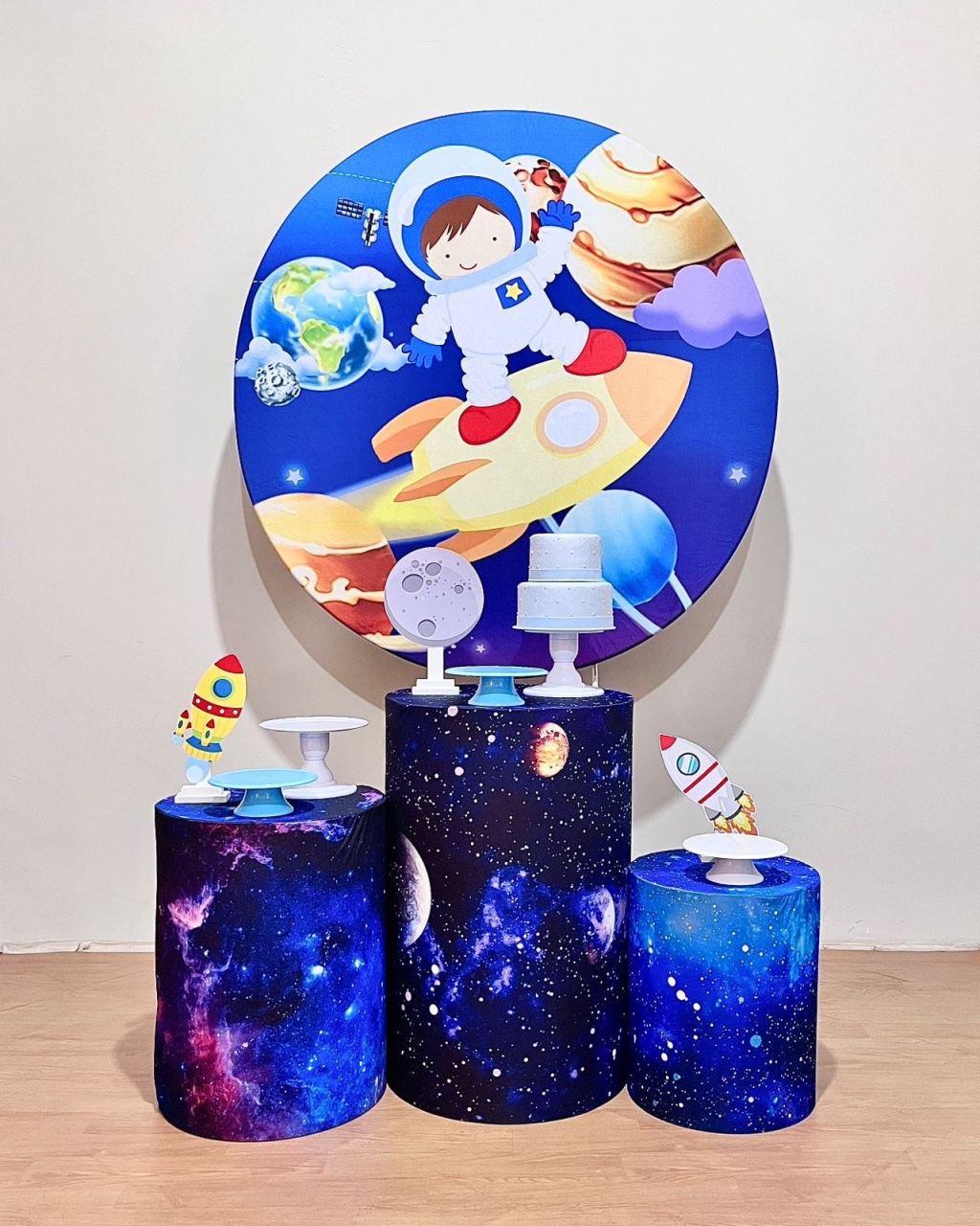Astronauta/Galáxia - Kit Promocional Prata  - FestAí Pegue Monte