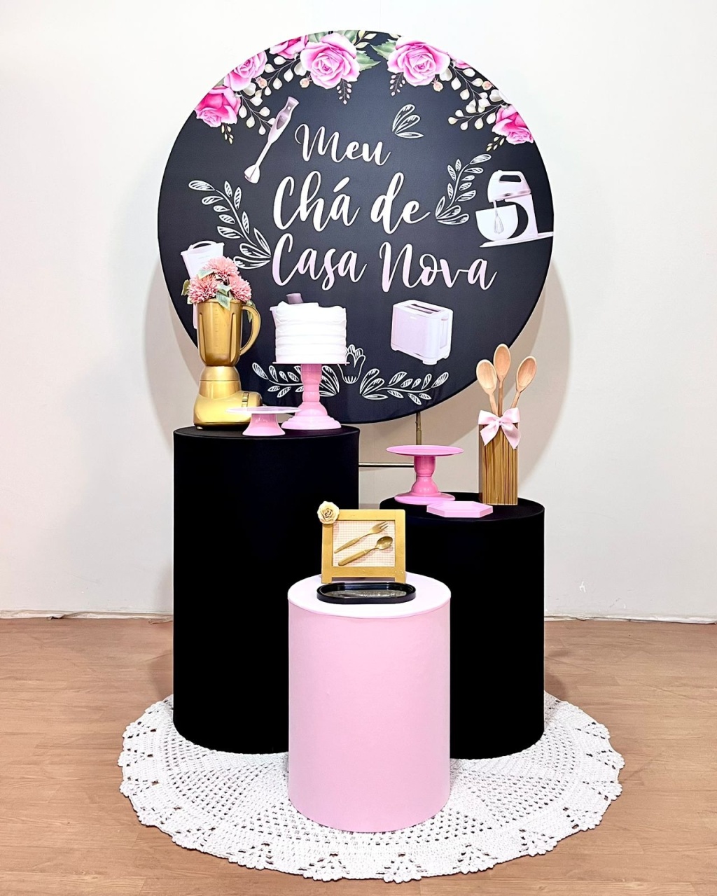 Cha de Casa Nova - Kit Promocional Prata - FestAí Pegue Monte