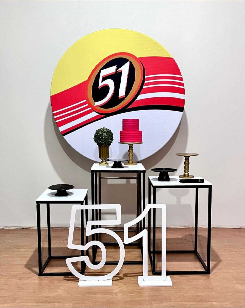 Cachaça 51 - Mesas Cubo - FestAí Pegue Monte