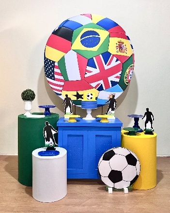 Copa Futebol - Kit Promocional Ouro - FestAí Pegue Monte