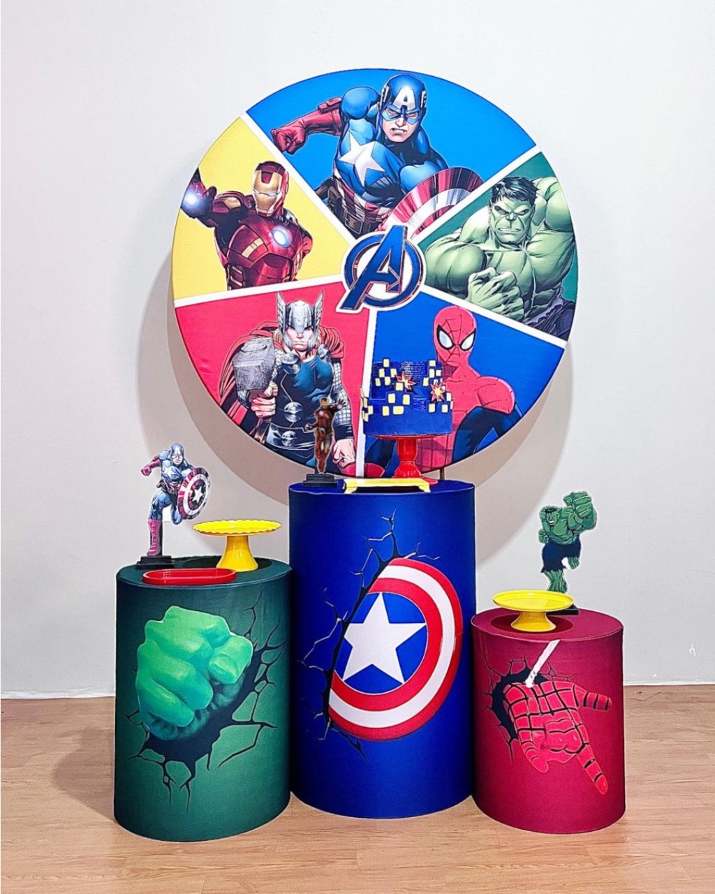 Vingadores Ii - Kit Promocional Prata  - FestAí Pegue Monte