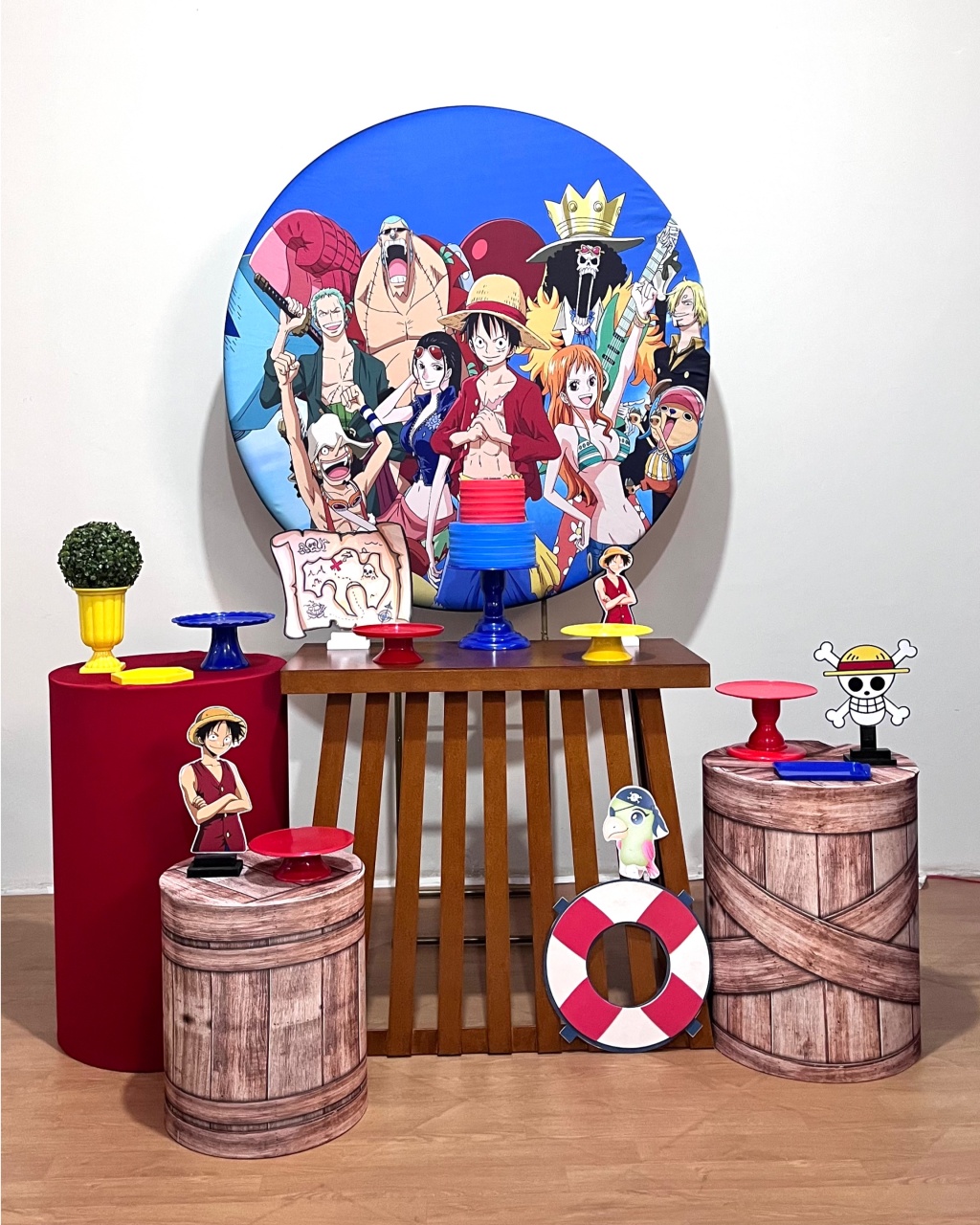 One Piece - Kit Promocional Ouro - FestAí Pegue Monte