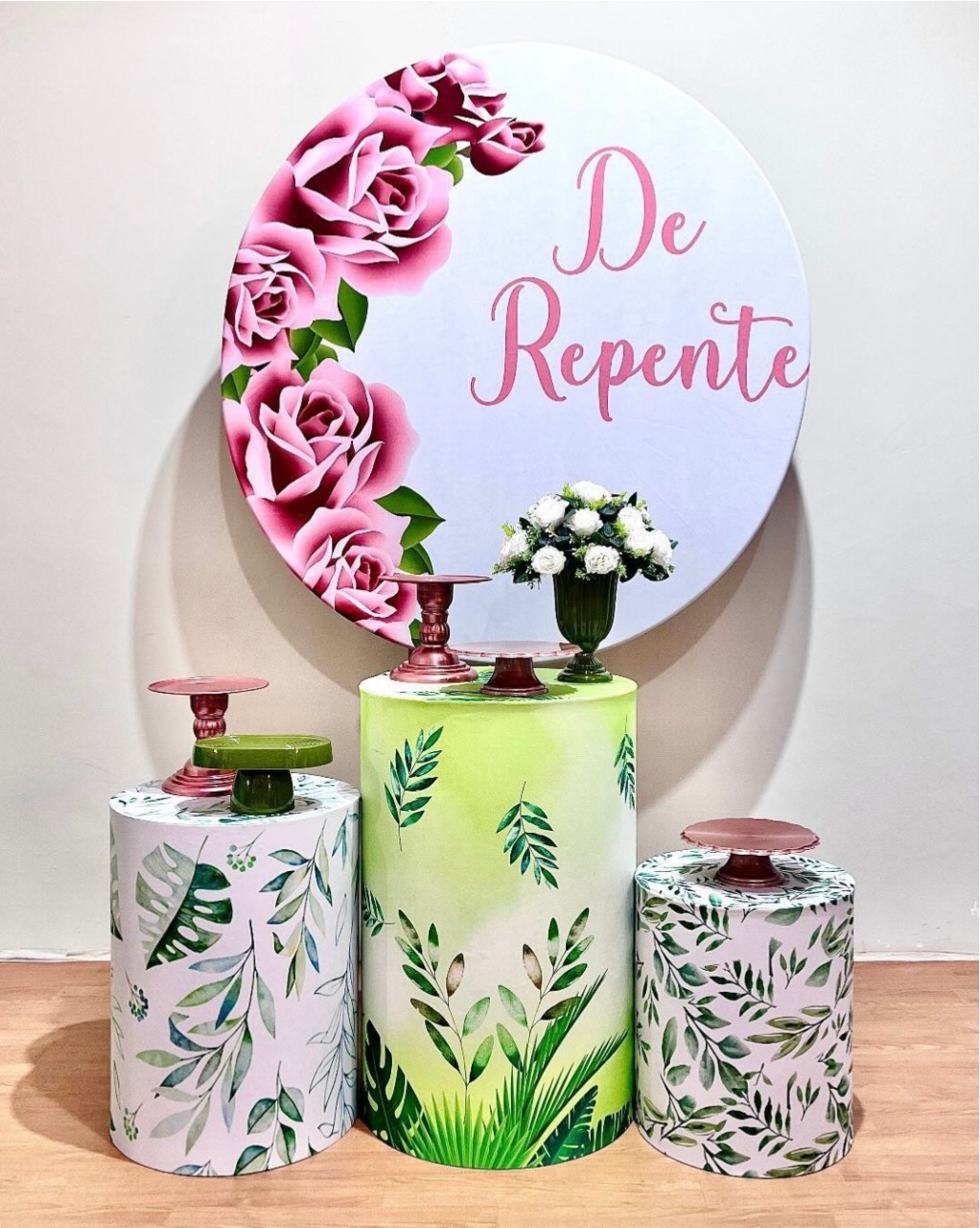 Kit de Repente 5 - Mesas Cilíndricas - FestAí Pegue Monte