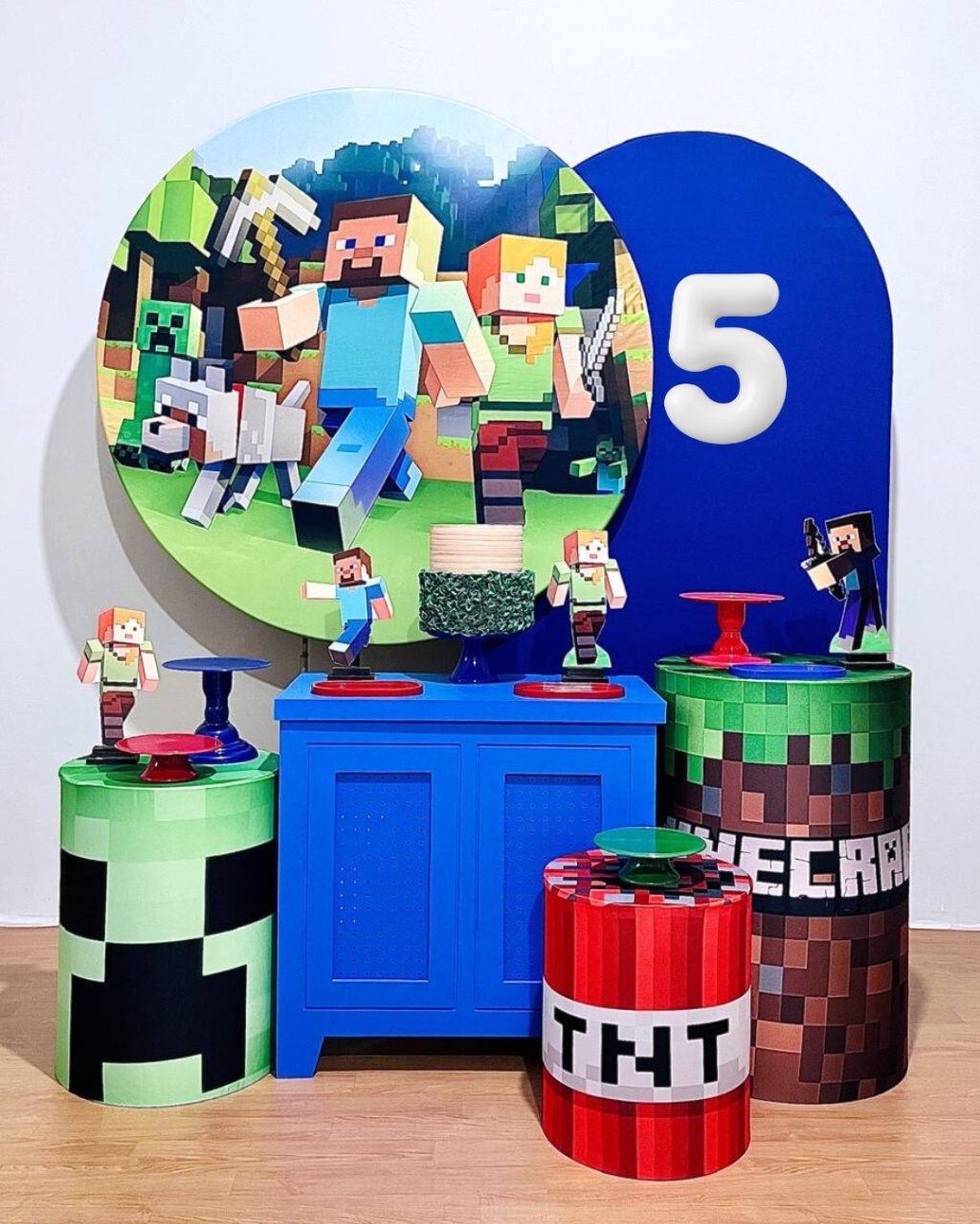Minecraft - Kit Promocional Diamante - FestAí Pegue Monte
