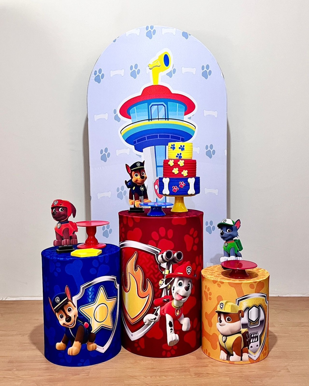 Patrulha Canina - Kit Promocional Prata C/Romano - FestAí Pegue Monte