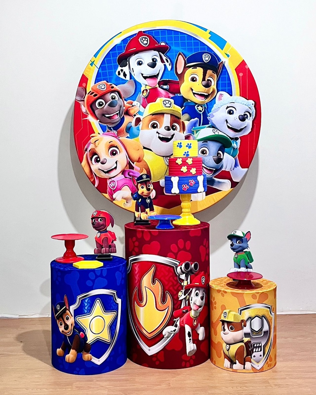 Patrulha Canina - Kit Promocional Prata  - FestAí Pegue Monte