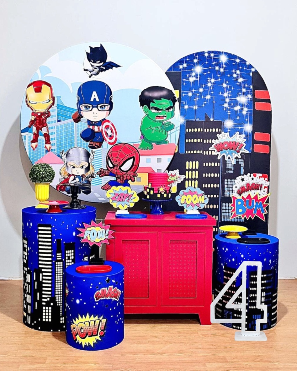 Vingadores Baby - Kit Promocional Diamante - FestAí Pegue Monte