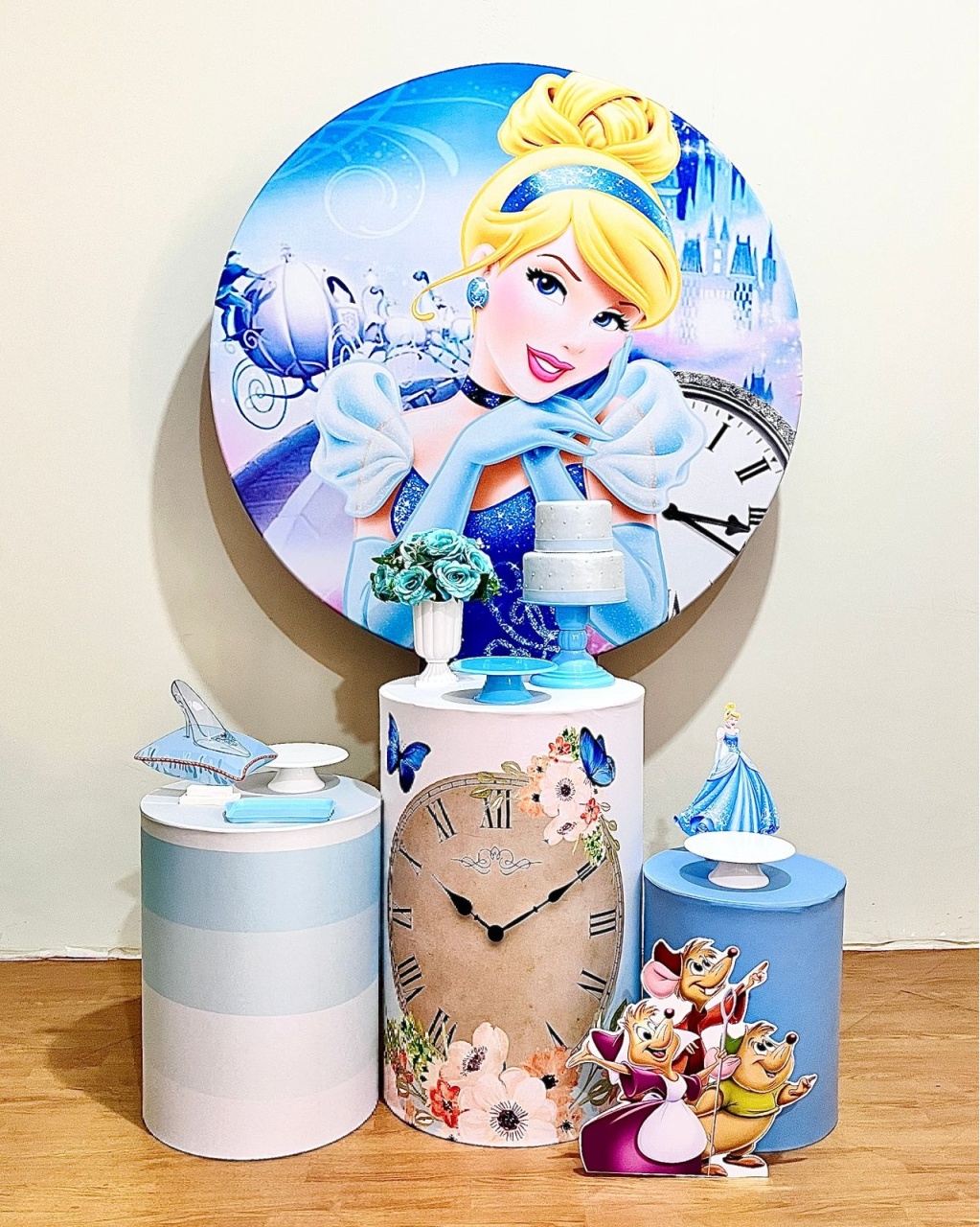 Princesa Cinderela - Kit Promocional Prata - FestAí Pegue Monte