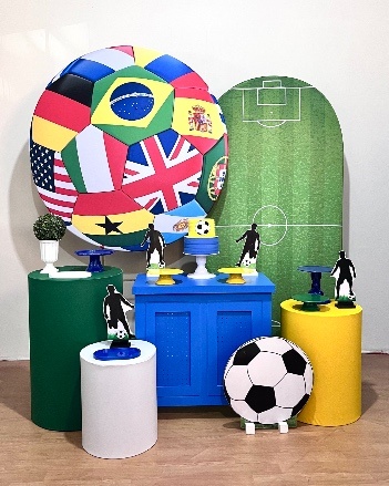Copa Futebol - Kit Promocional Diamante - FestAí Pegue Monte