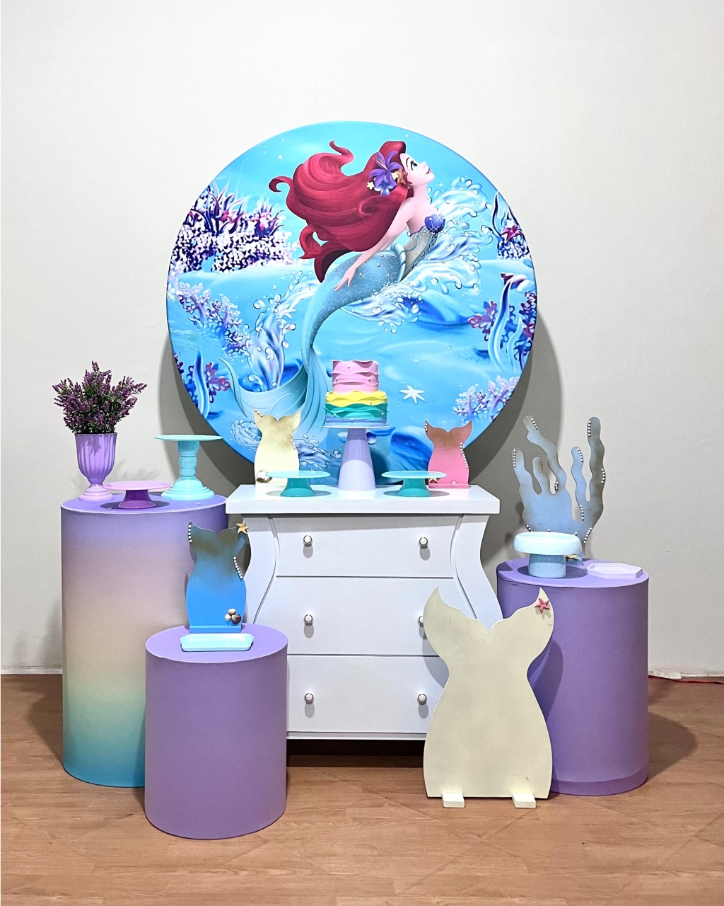 Ariel A Pequena Sereia (Claro) - Kit Promocional Ouro - FestAí Pegue Monte