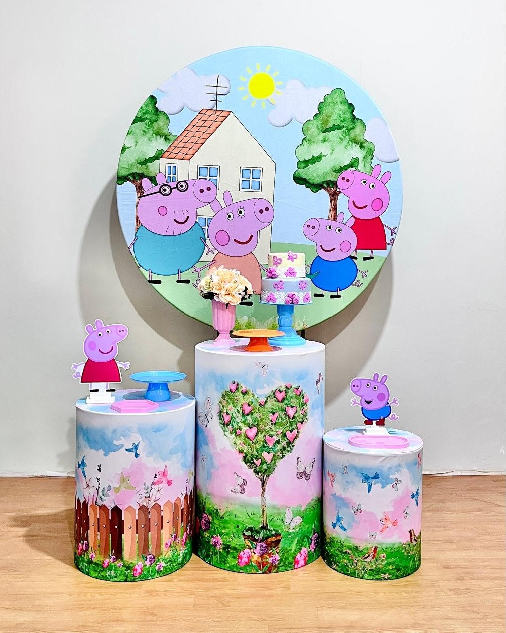 Peppa Pig -  Kit Promocional Prata - FestAí Pegue Monte