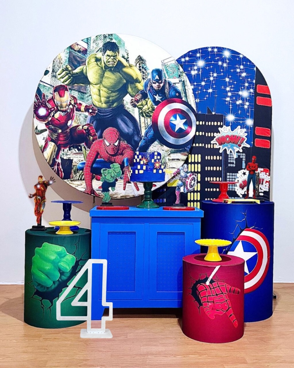 Vingadores - Kit Promocional Diamante - FestAí Pegue Monte