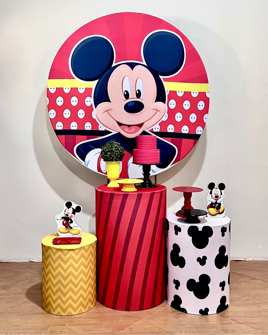 Mickey Mouse - Kit Promocional Prata Basico - FestAí Pegue Monte