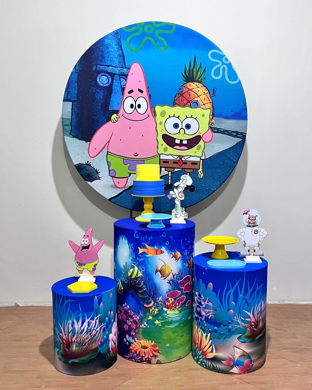 Bob Esponja - Kit Promocional Prata - FestAí Pegue Monte