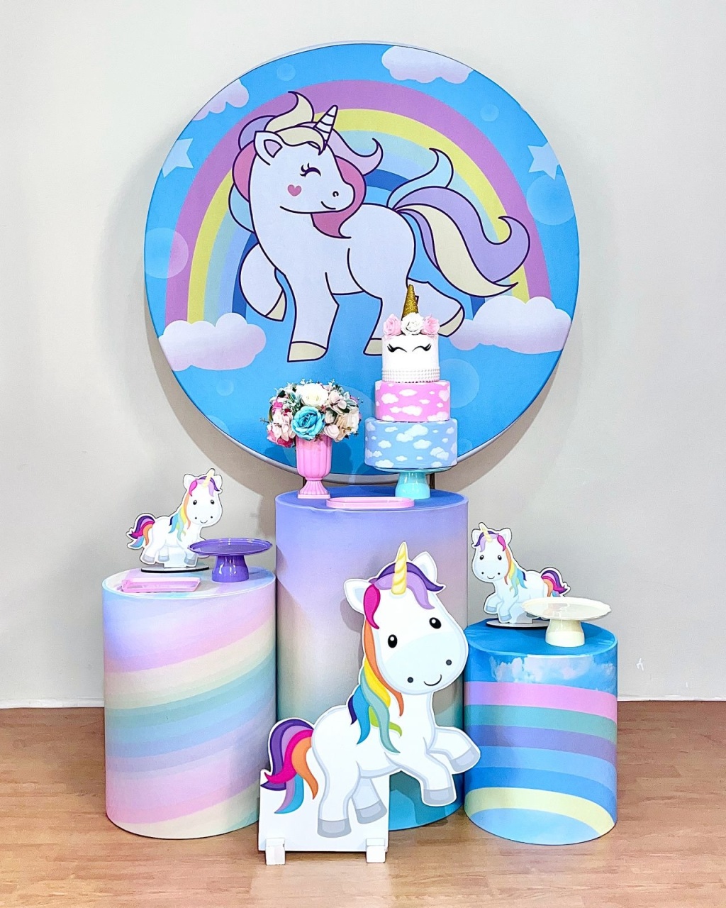 Unicornio - Kit Promocional Prata - FestAí Pegue Monte