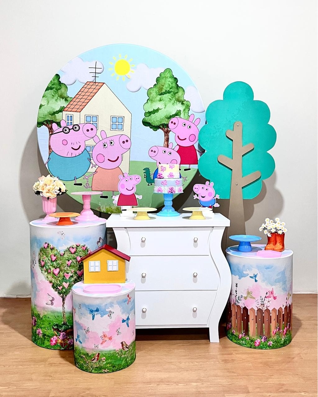 Peppa Pig -  Kit Promocional Diamante - FestAí Pegue Monte