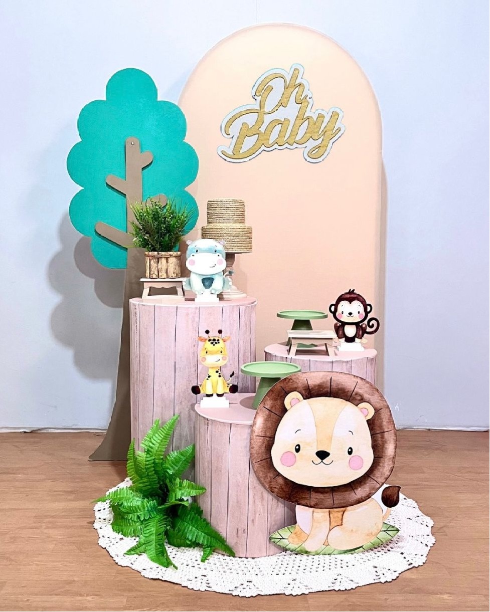 Oh Baby Safari - Kit Florestinha   - FestAí Pegue Monte