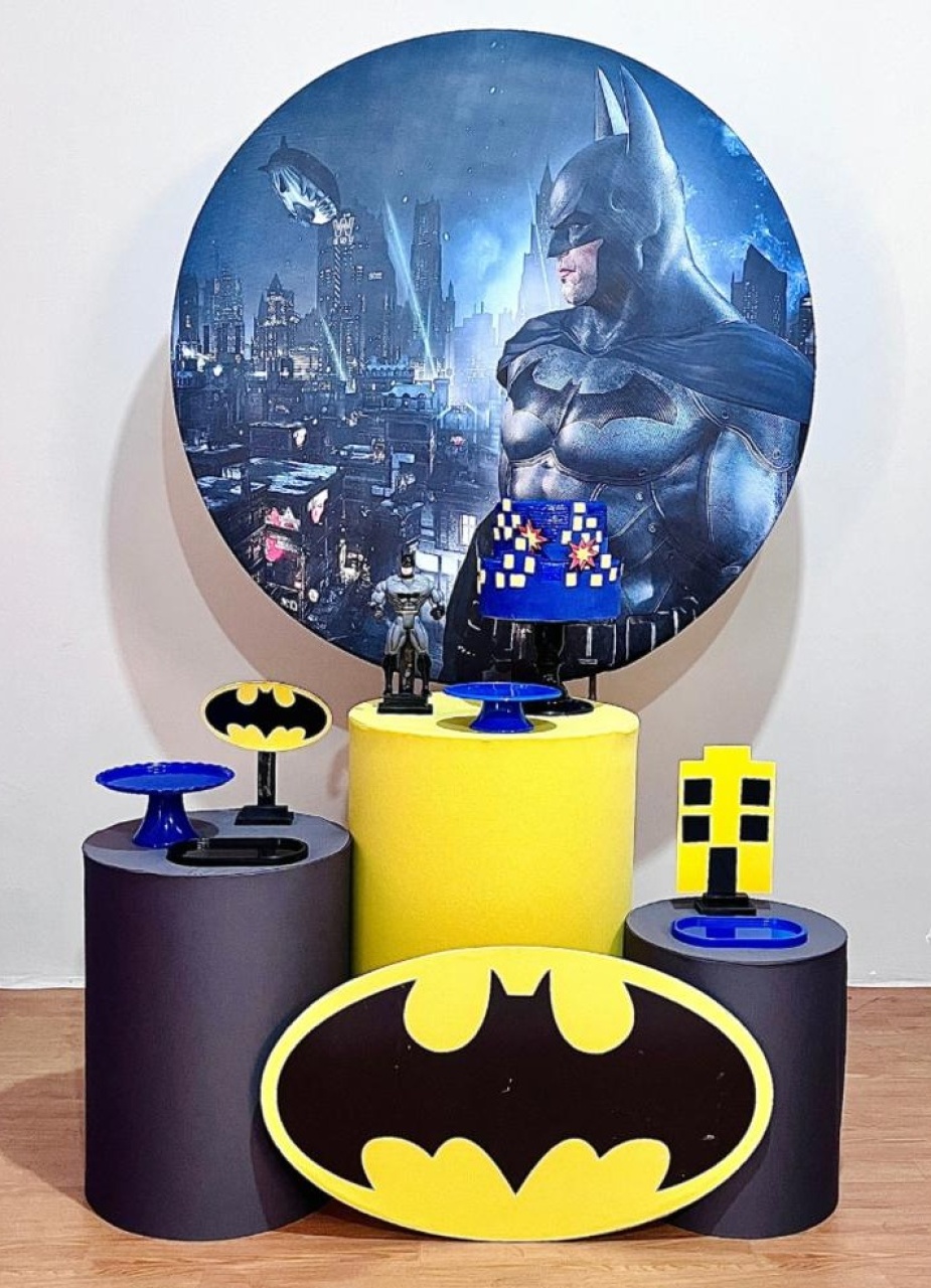 Batman - Kit Promocional Prata  - FestAí Pegue Monte
