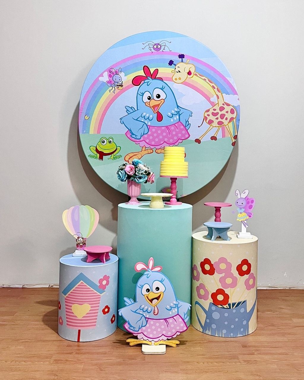 Galinha Pintadinha Candy - Kit Promocional Prata - FestAí Pegue Monte