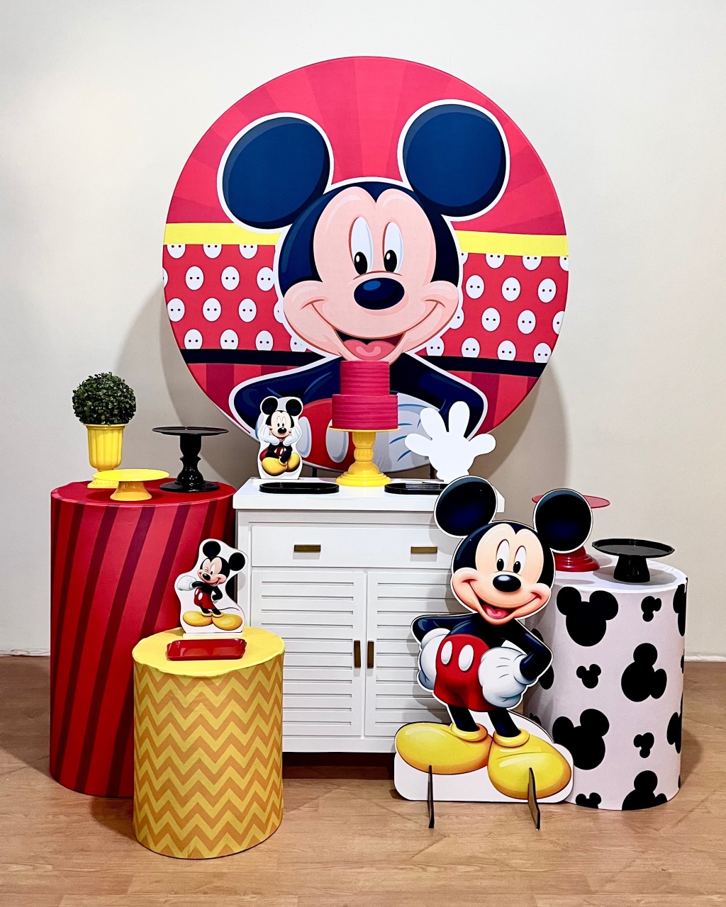 Mickey Mouse - Kit Promocional Ouro - FestAí Pegue Monte