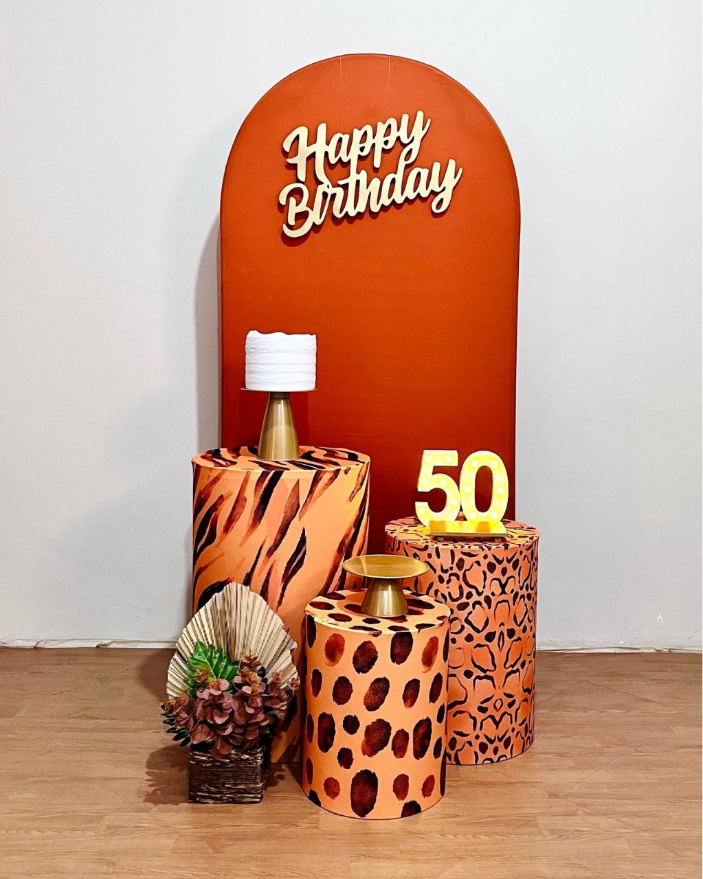 Kit Happy Bday - Animal Print - FestAí Pegue Monte
