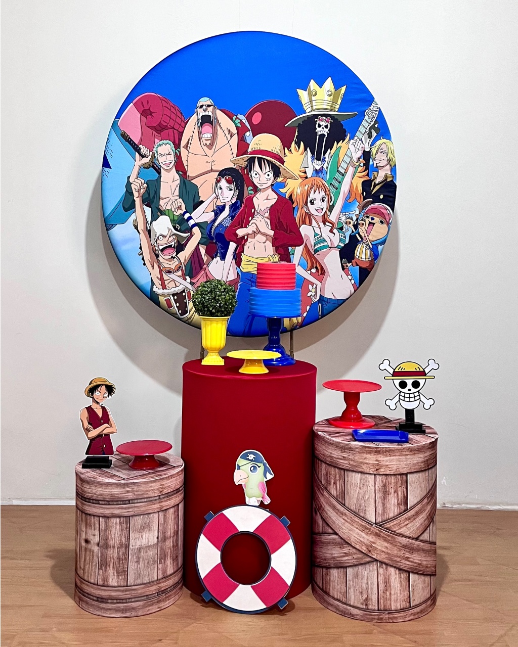 One Piece - Kit Promocional Prata - FestAí Pegue Monte