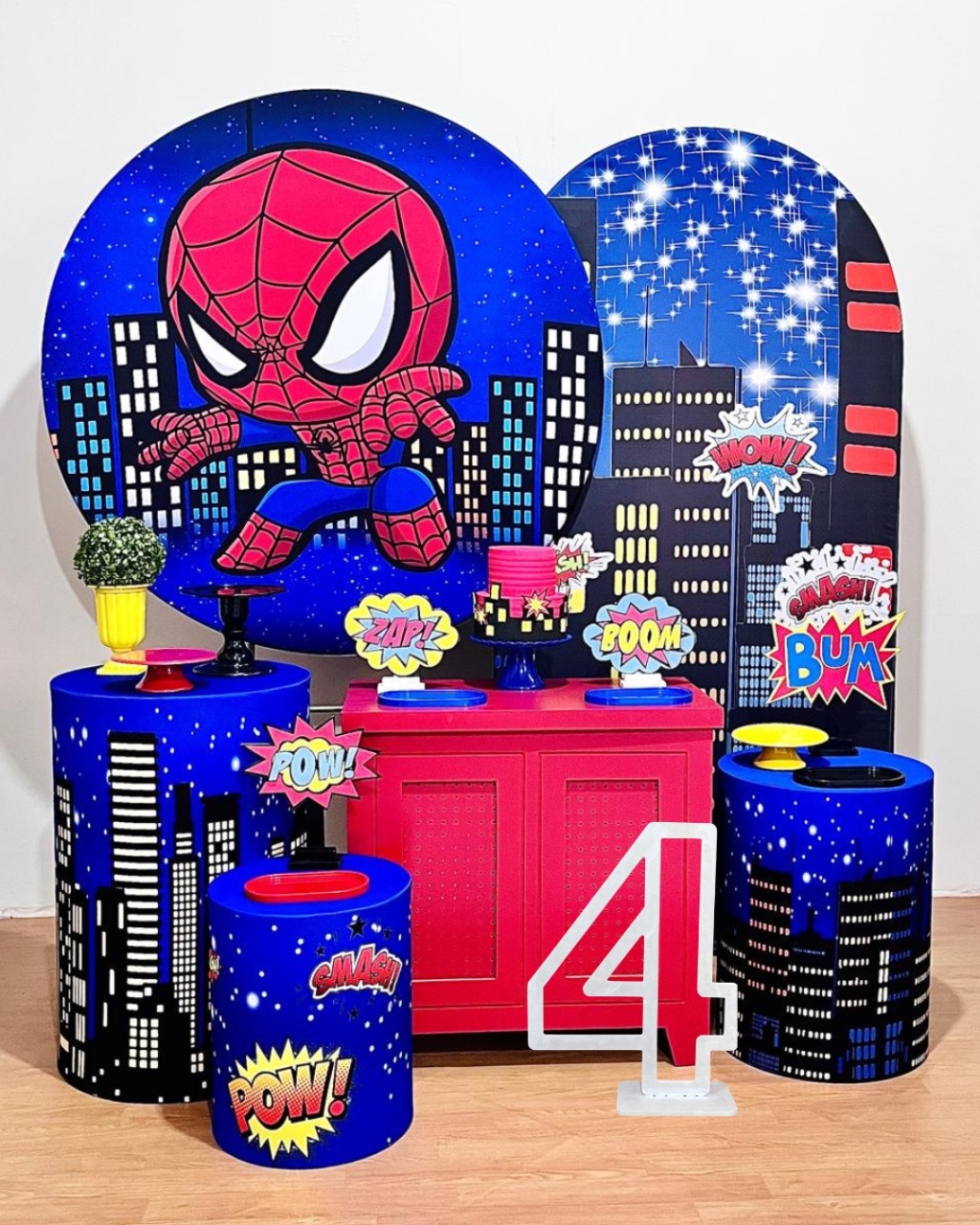 Homem Aranha Baby - Kit Promocional Diamante - FestAí Pegue Monte