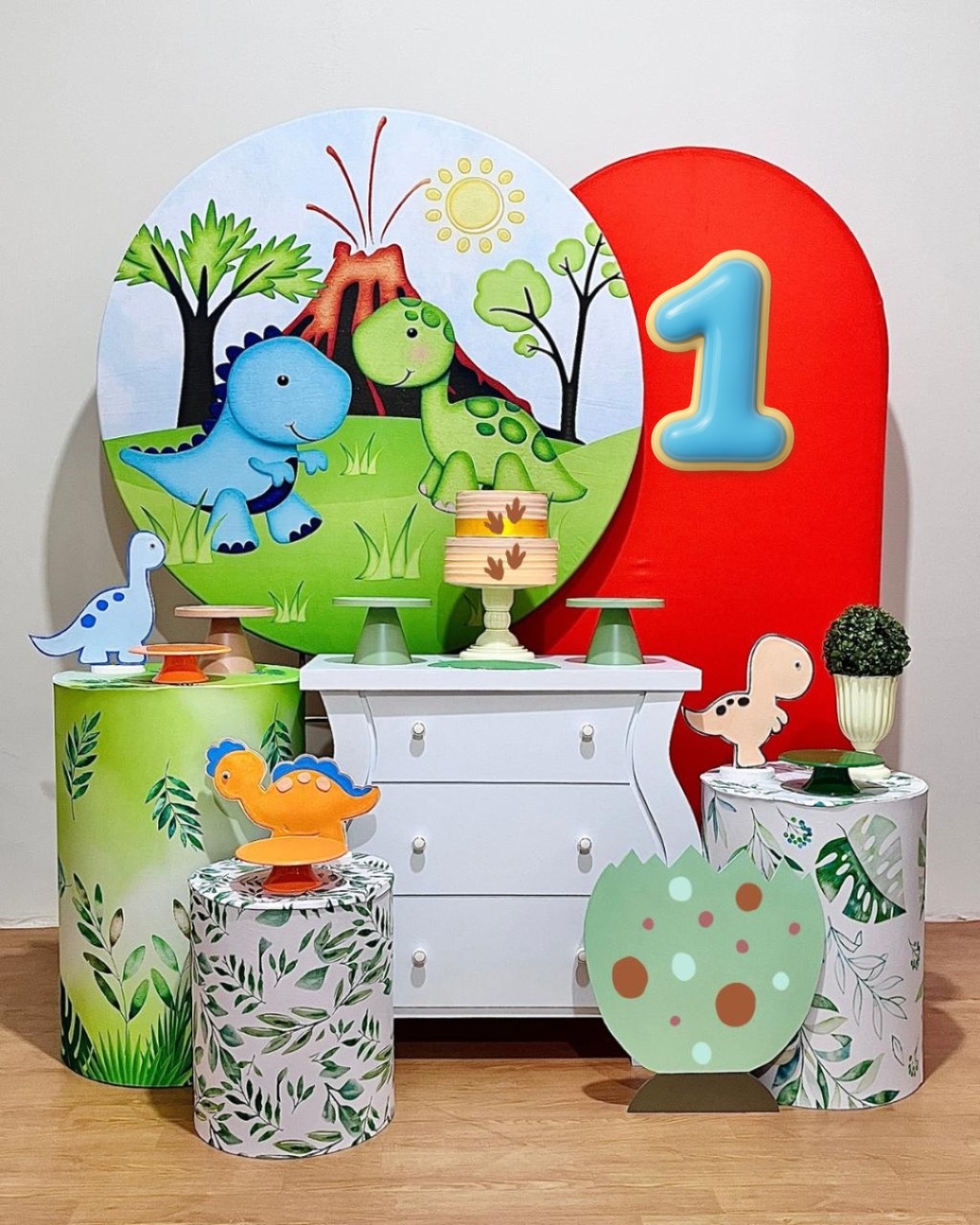 Dino Baby - Kit Promocional Diamante - FestAí Pegue Monte
