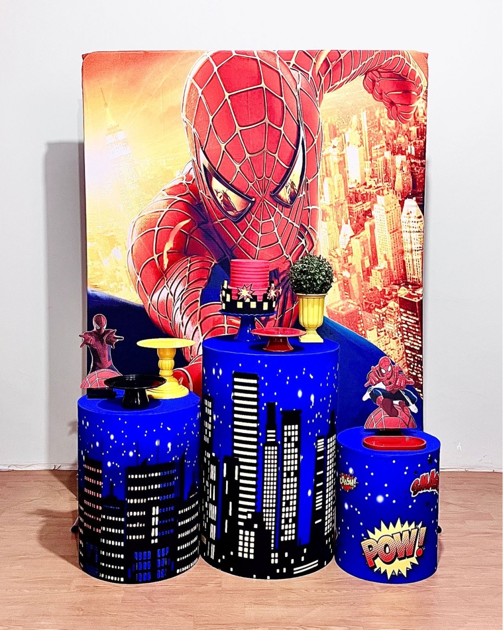 Homem Aranha - Kit Promocional Prata Plus - FestAí Pegue Monte