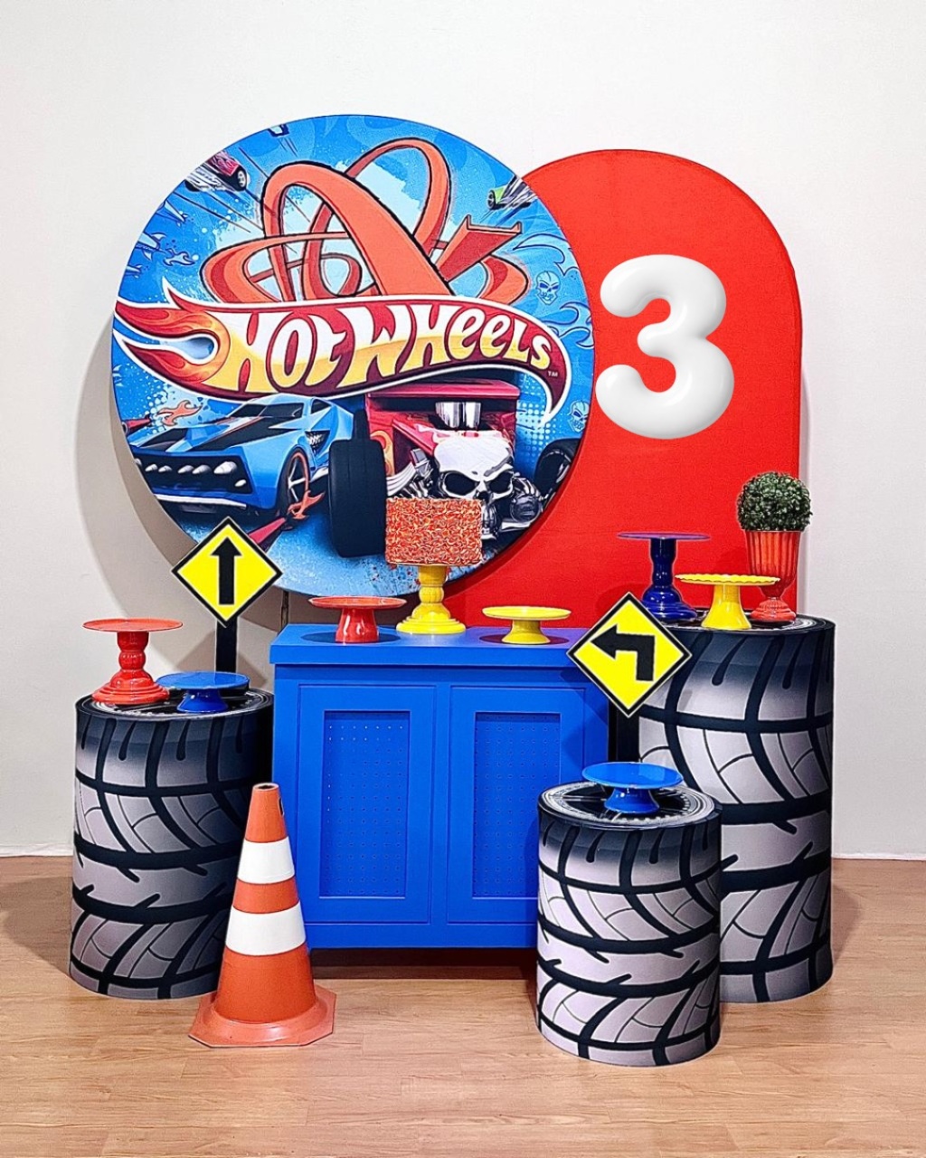Hot Wheels - Kit Promocional Diamante - FestAí Pegue Monte