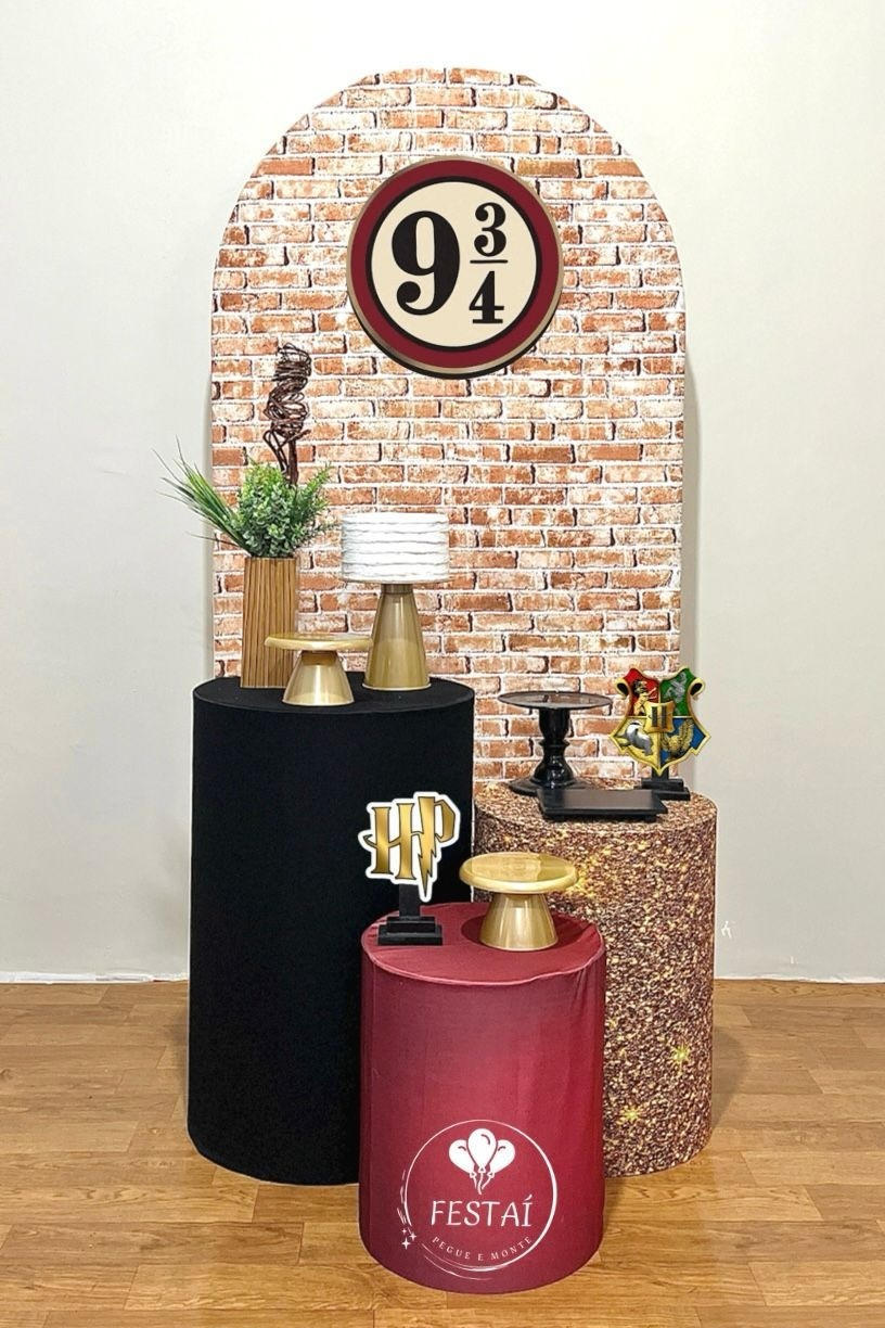 Harry Potter - Kit Promocional Prata Com Romano  - FestAí Pegue Monte