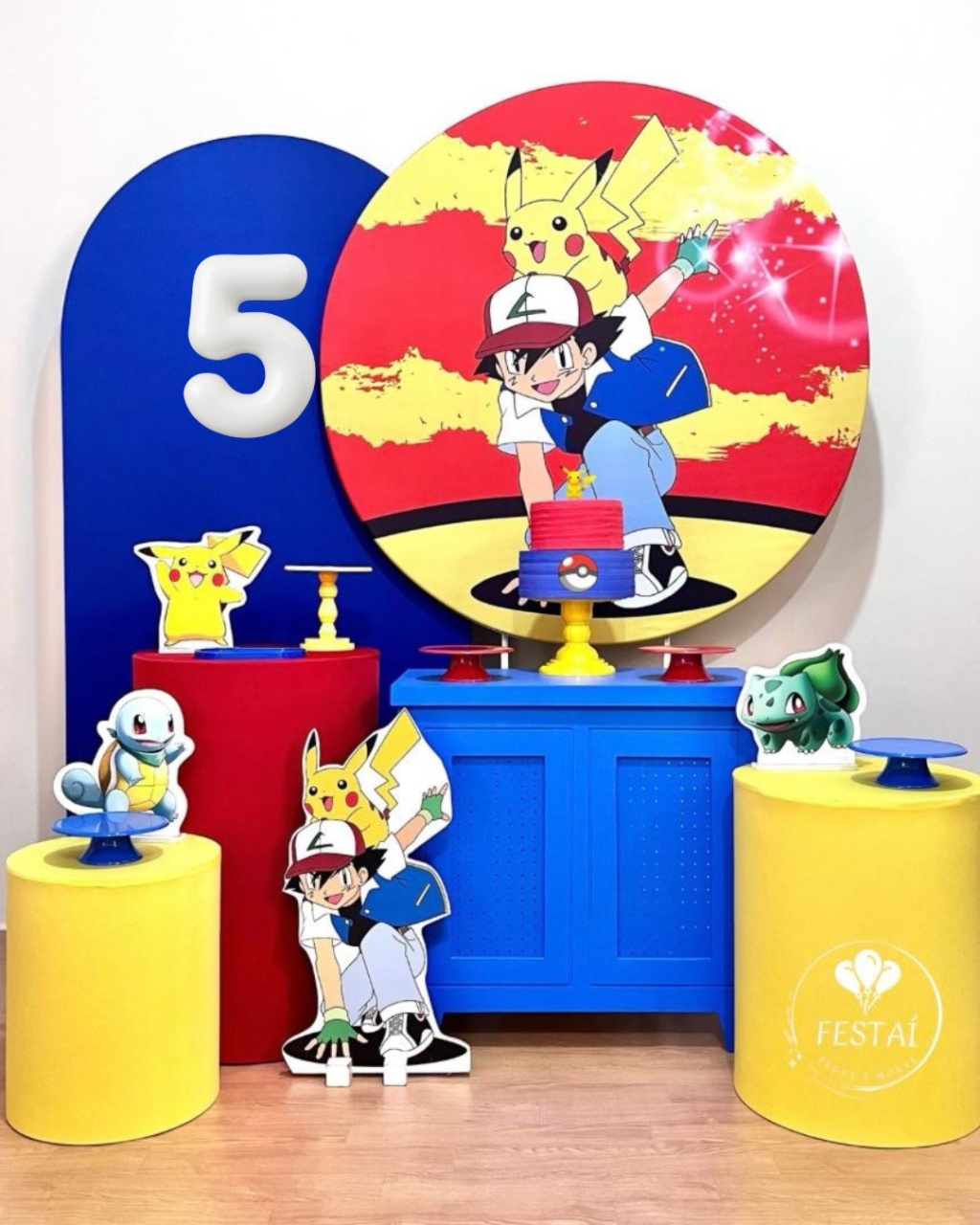 Pokemon - Kit Promocional Diamante  - FestAí Pegue Monte