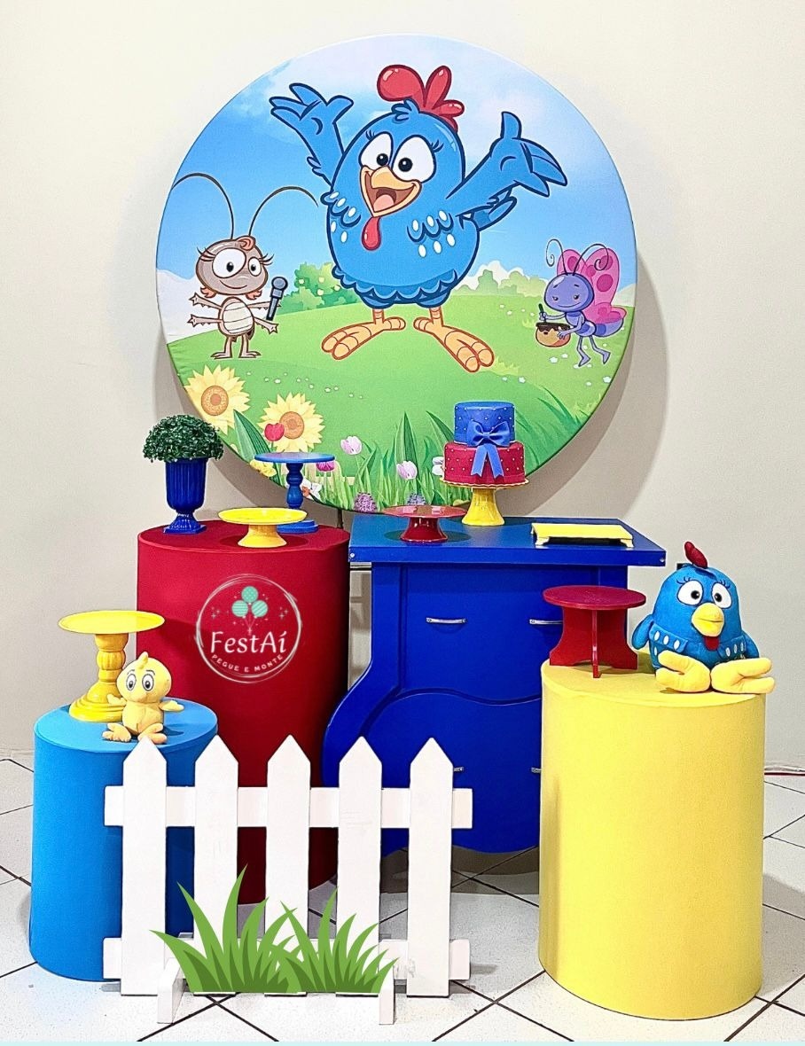 Galinha Pintadinha - Kit Promocional Ouro - FestAí Pegue Monte