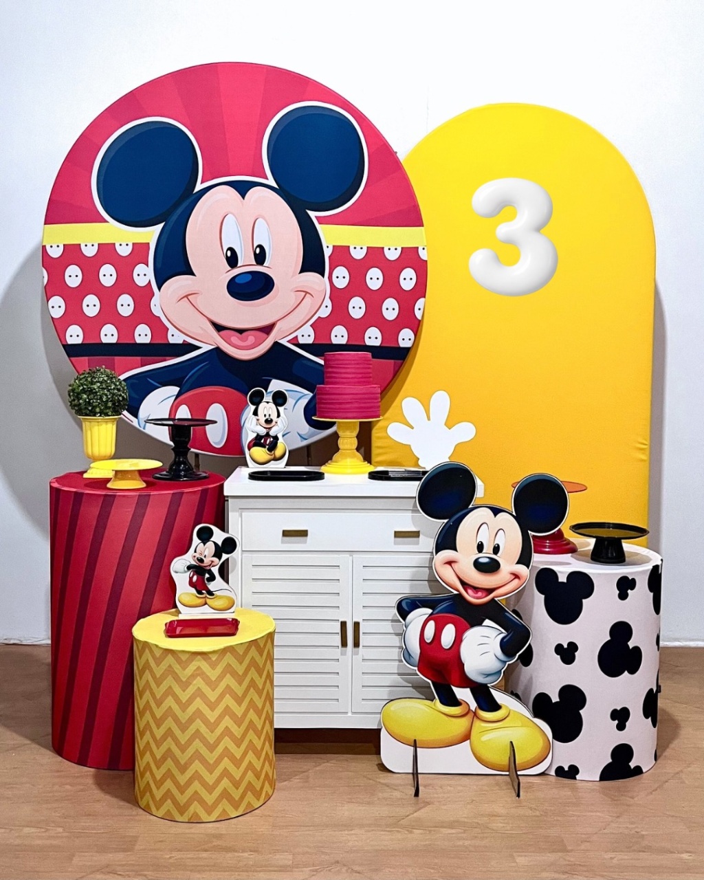 Mickey Mouse - Kit Promocional Diamante - FestAí Pegue Monte