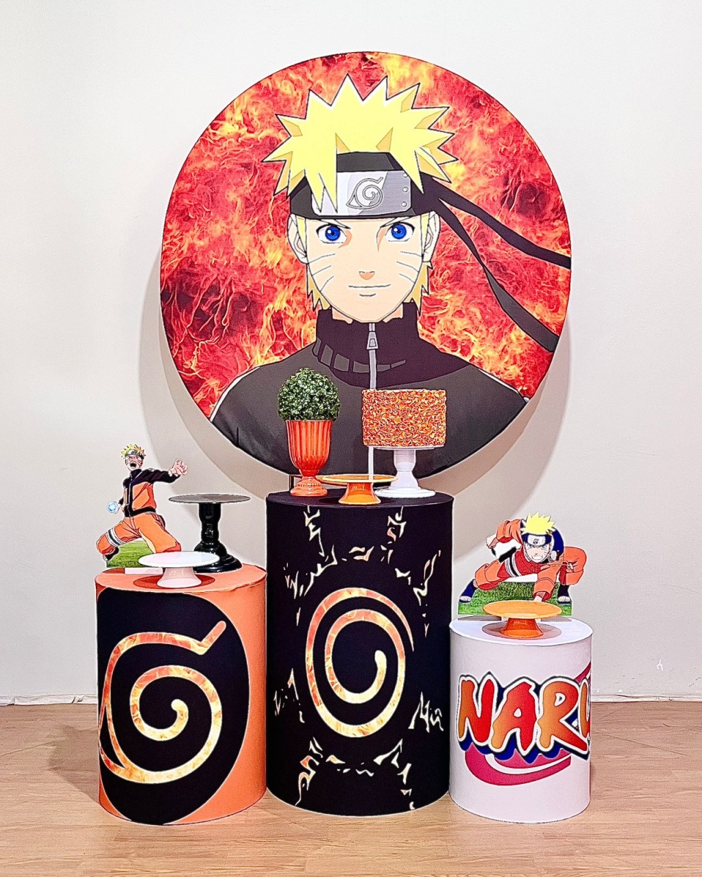 Naruto -  Kir Promocional Prata - FestAí Pegue Monte