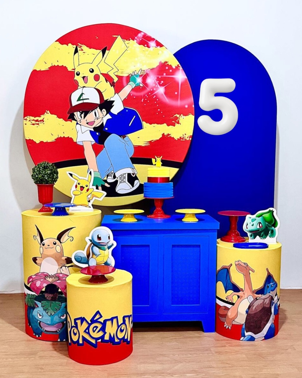 Pokemon - Kit Promocional Diamante C/Cilindros Sublimados - FestAí Pegue Monte