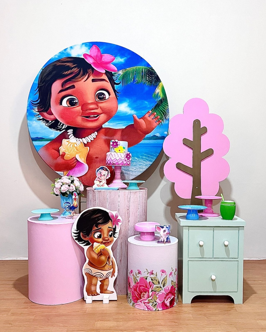 Moana Baby - Kit Promocional Ouro Plus - FestAí Pegue Monte
