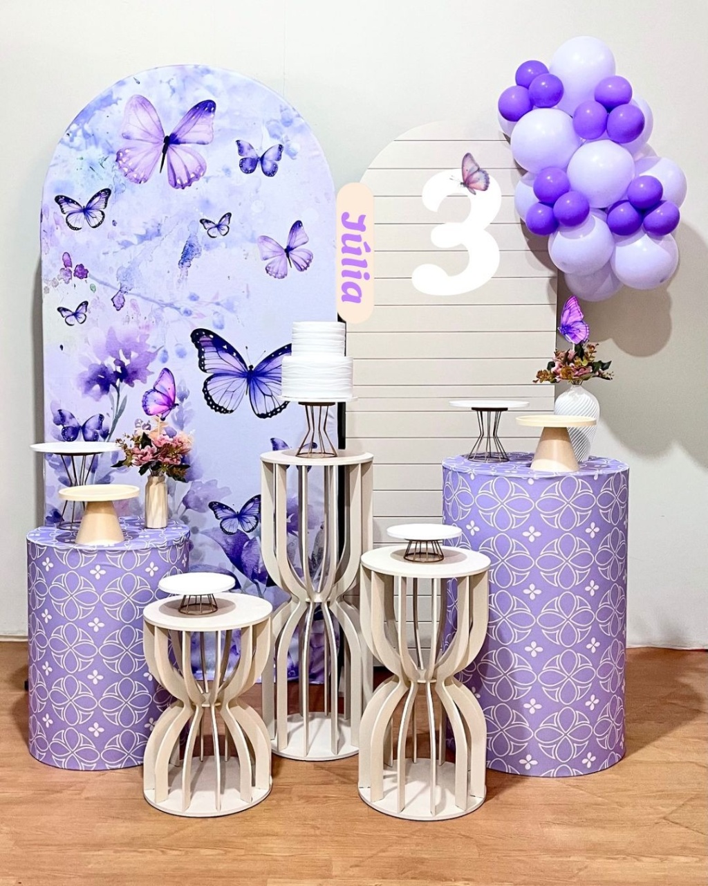 Borboleta Lilas - Composição Personalizada - FestAí Pegue Monte