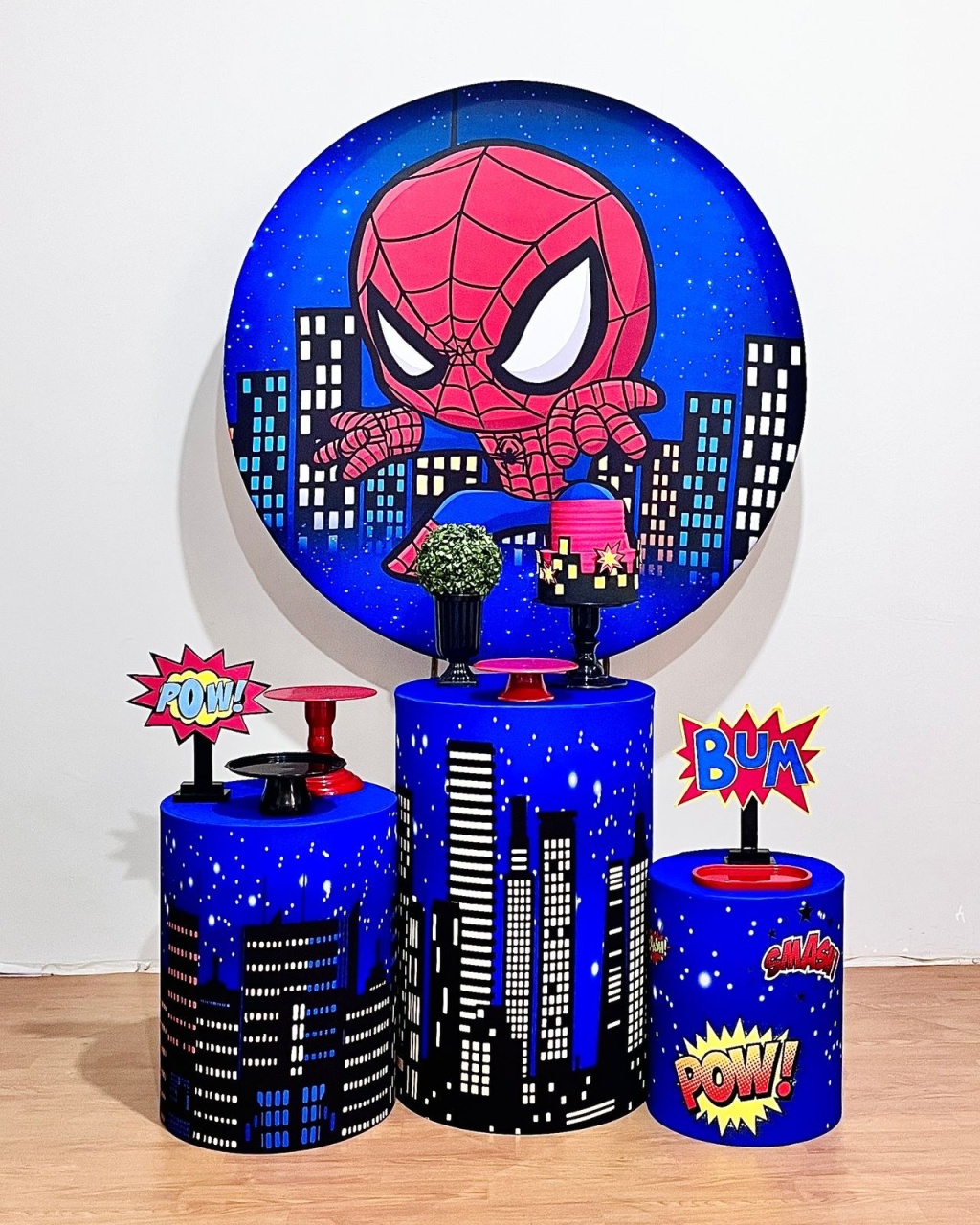 Homem Aranha Baby - Kit Promocional Prata - FestAí Pegue Monte