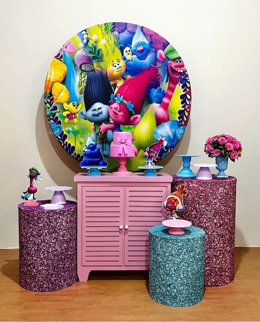 Trolls Ii - Kit Promocional Ouro - FestAí Pegue Monte