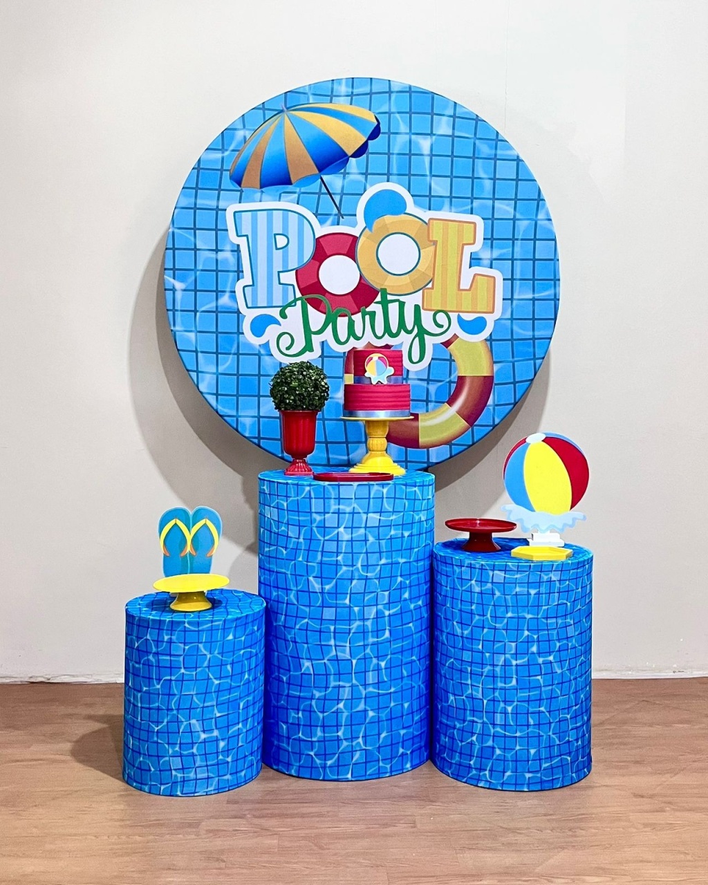 Pool Party - Kit Promocional Prata - FestAí Pegue Monte