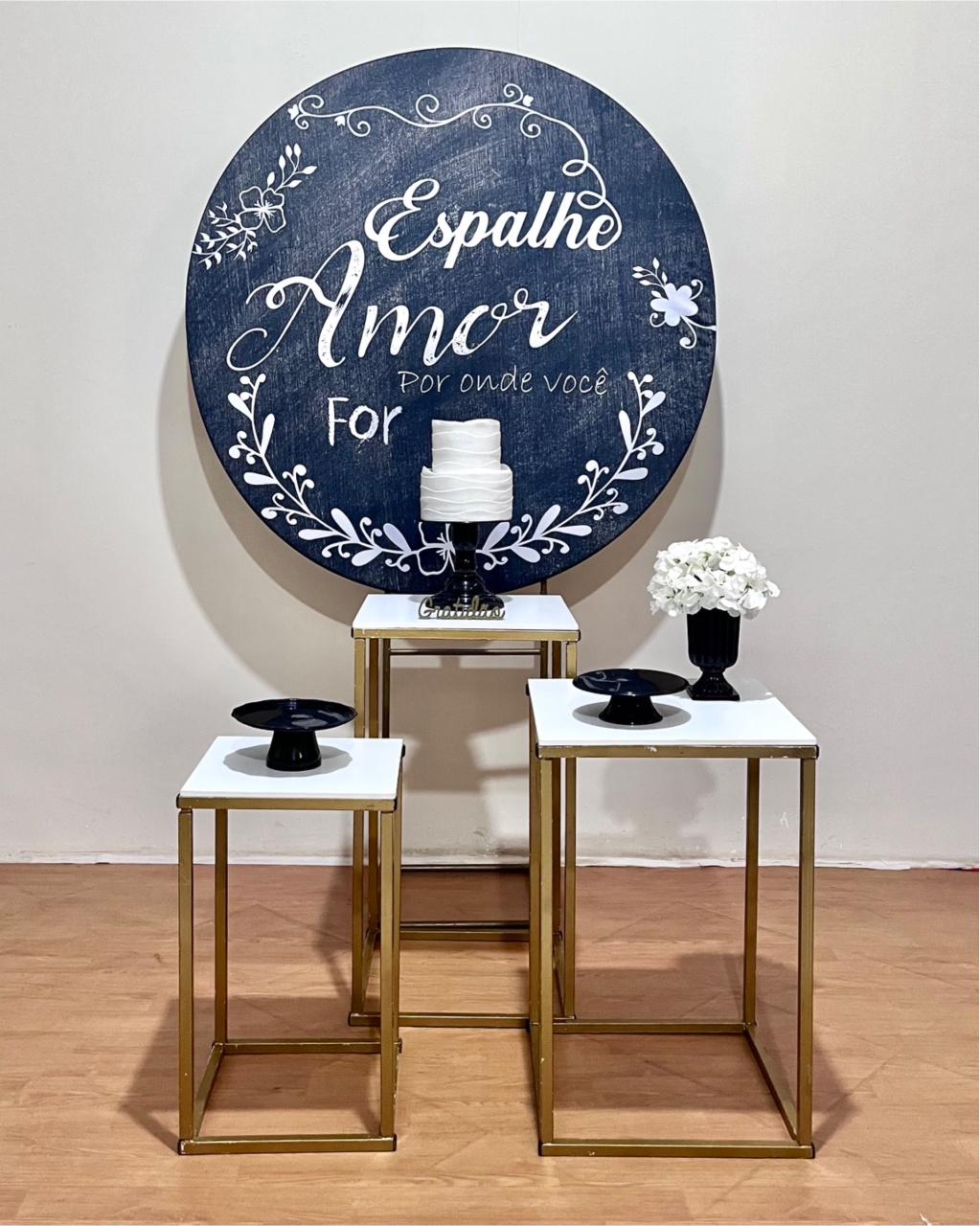 Kit Espalhe Amor 3 - Mesa Cubos - FestAí Pegue Monte