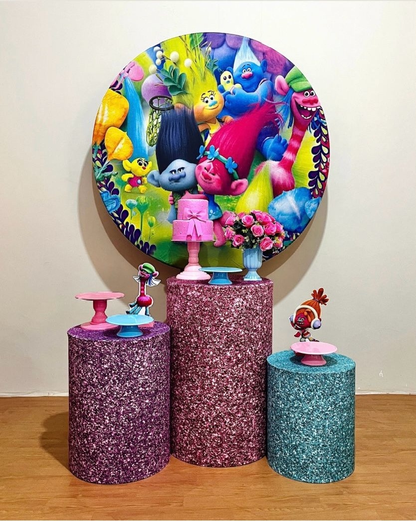 Trolls Ii - Kit Promocional Prata - FestAí Pegue Monte