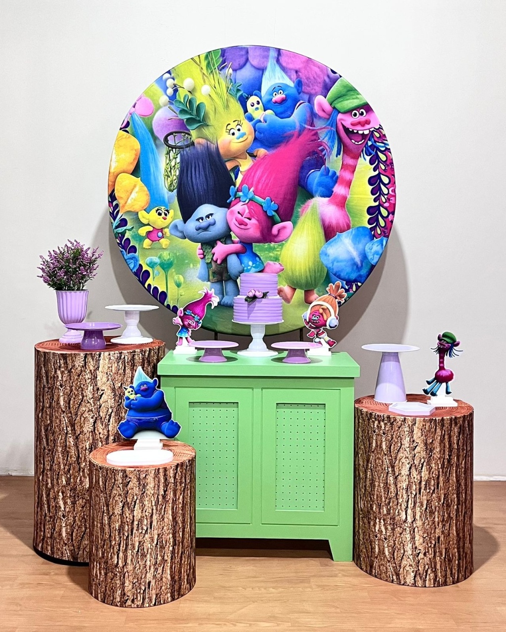 Trolls - Kit Promocional Ouro - FestAí Pegue Monte