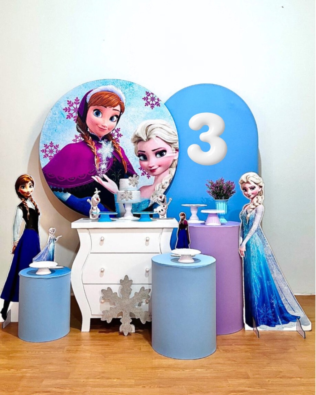 Frozen - Kit Promocional Diamante - FestAí Pegue Monte