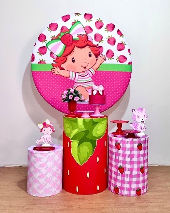 Moranguinho Baby - Kit Promocional Prata  - FestAí Pegue Monte