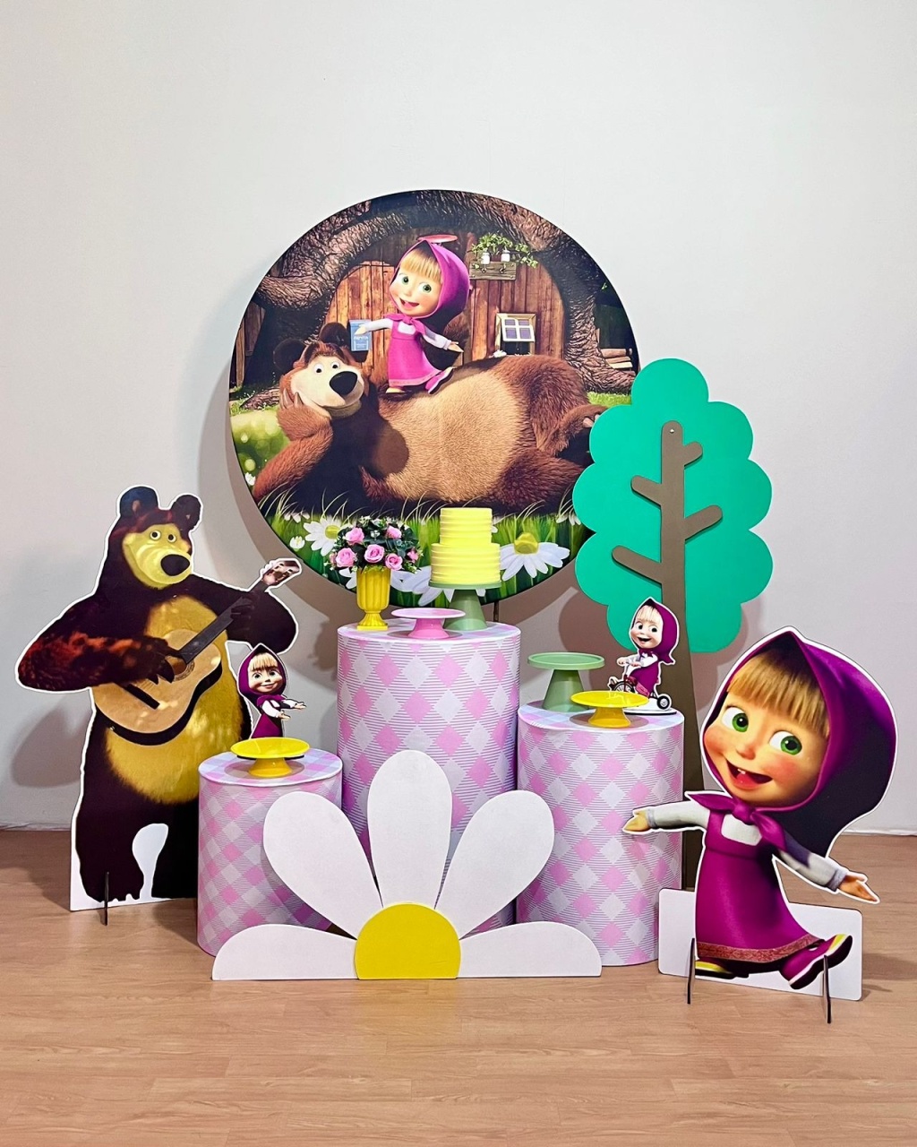 Masha E O Urso - Kit Promocional Ouro Premium  - FestAí Pegue Monte