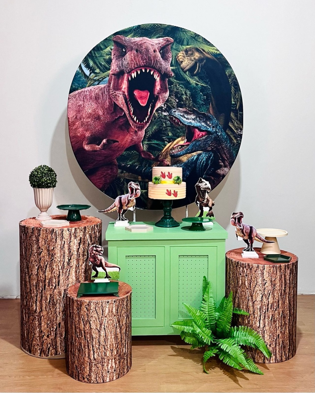 Dinossauro - Kit Promocional Ouro - FestAí Pegue Monte